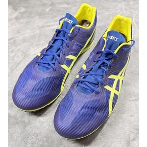 Asics Track Spikes Shoes Mens Size 12 Blue Running G504Y Synthetic Athletic